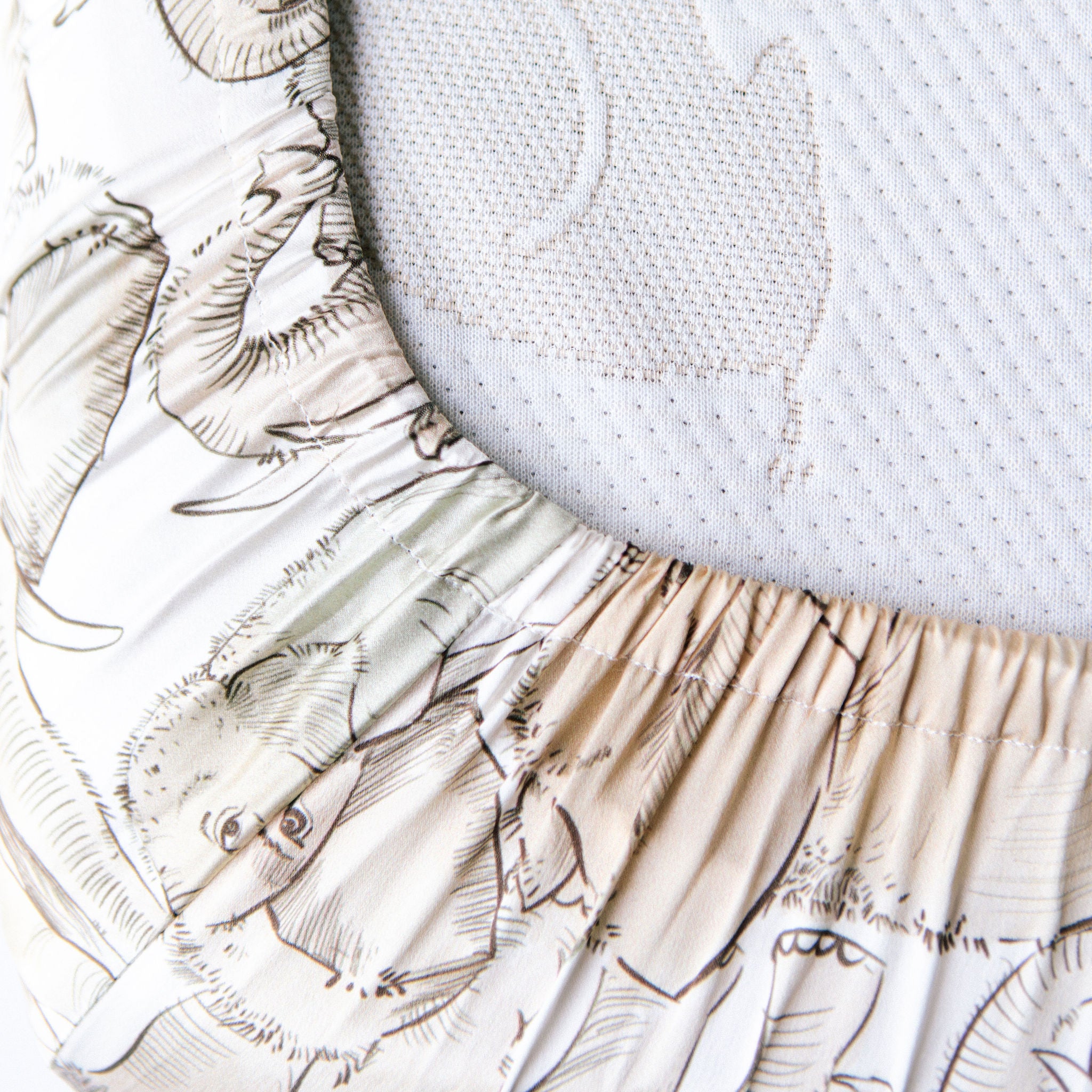 Silk Fitted Crib Sheet in Deccan