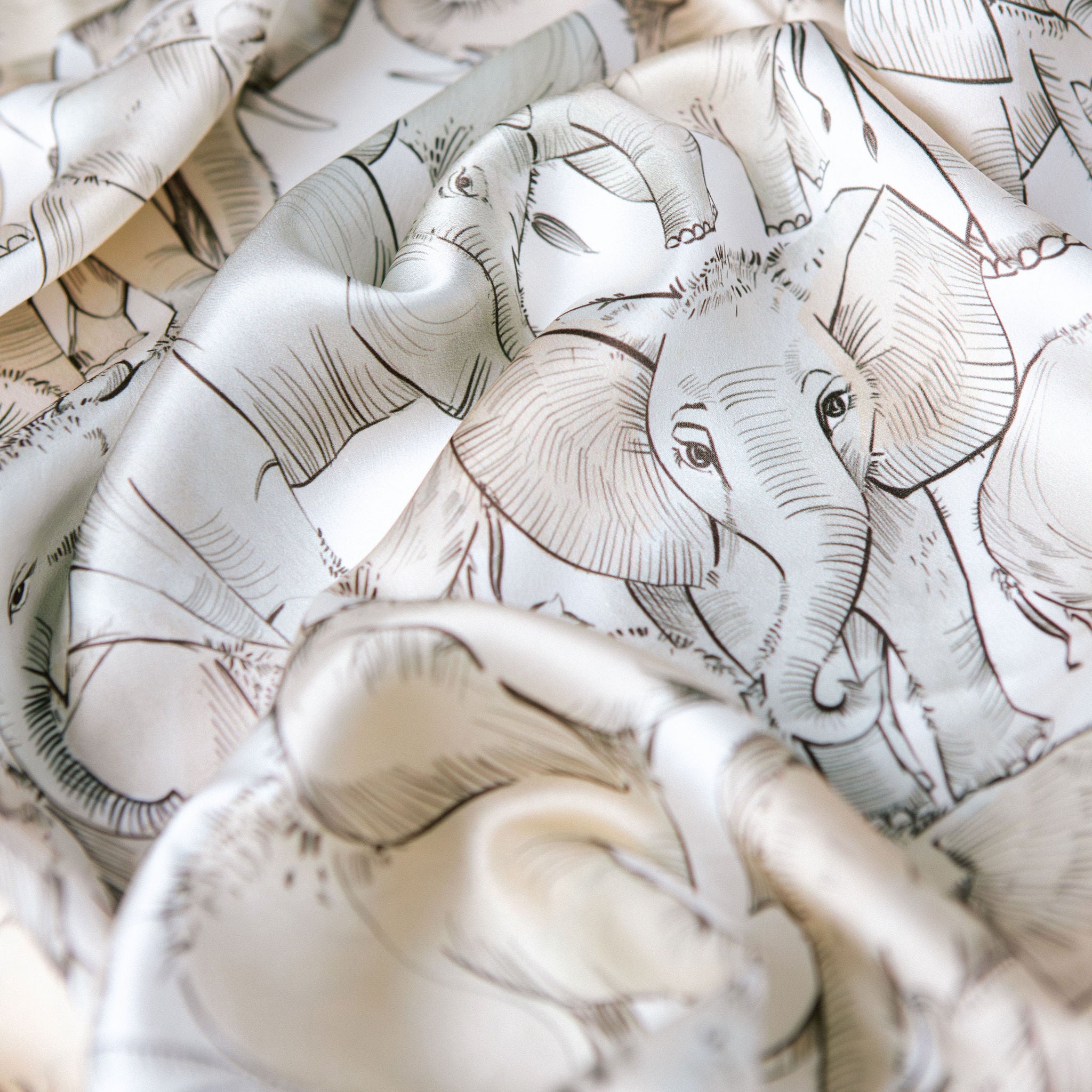 Silk Fitted Crib Sheet in Deccan