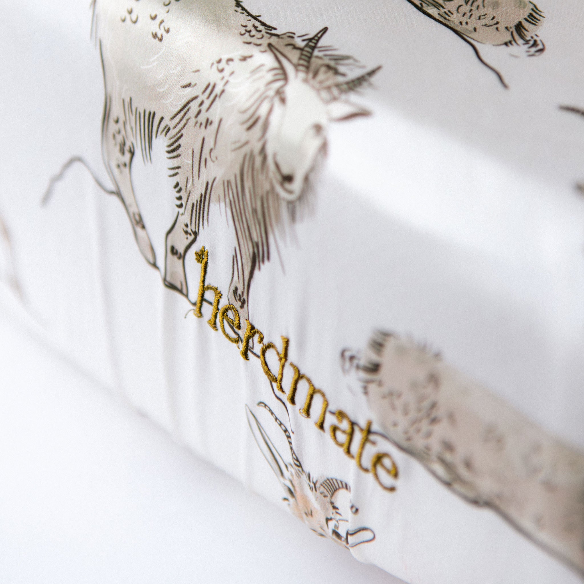 Silk Fitted Crib Sheet in Highlands